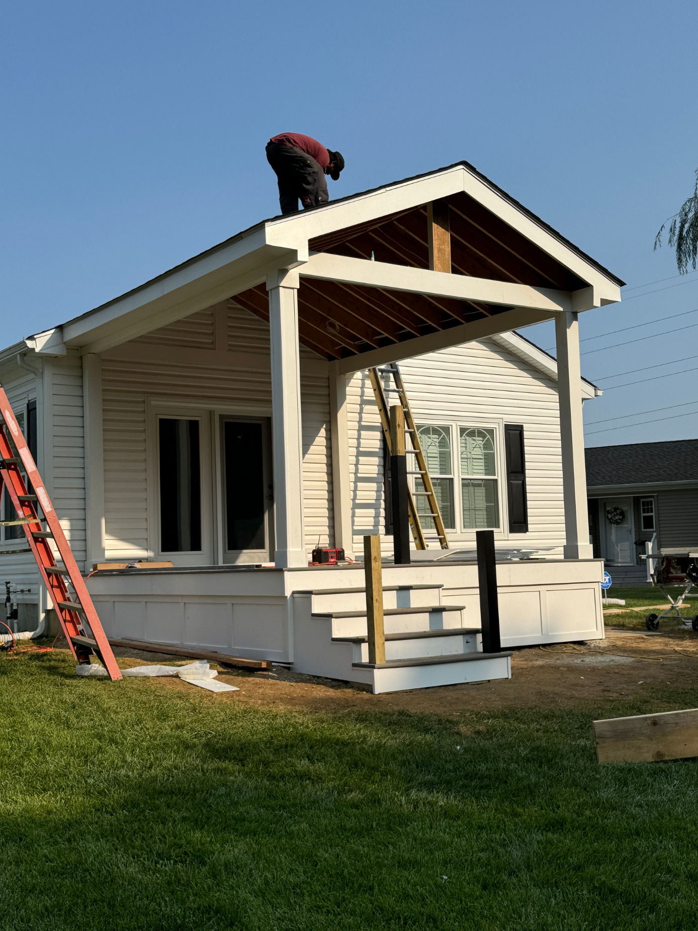 Deck Build in Progress