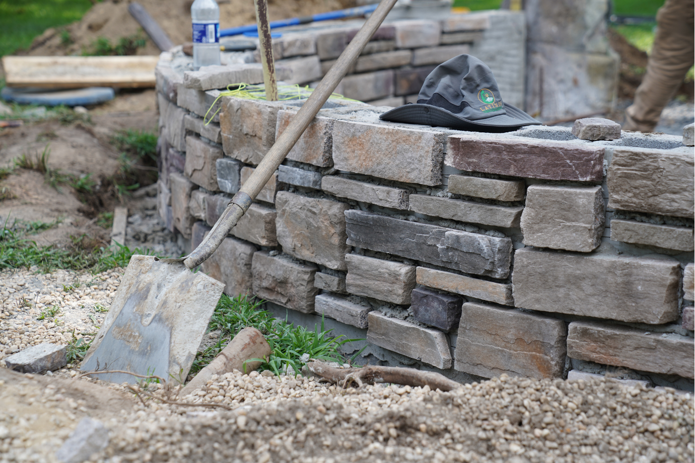 Fire Place in Progress