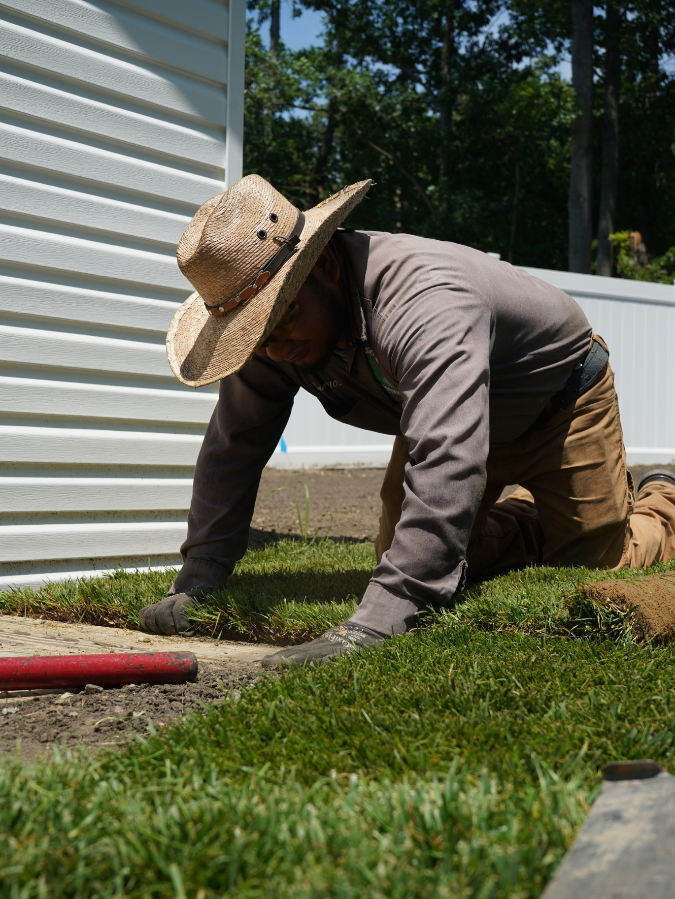 Sod Laying Crew