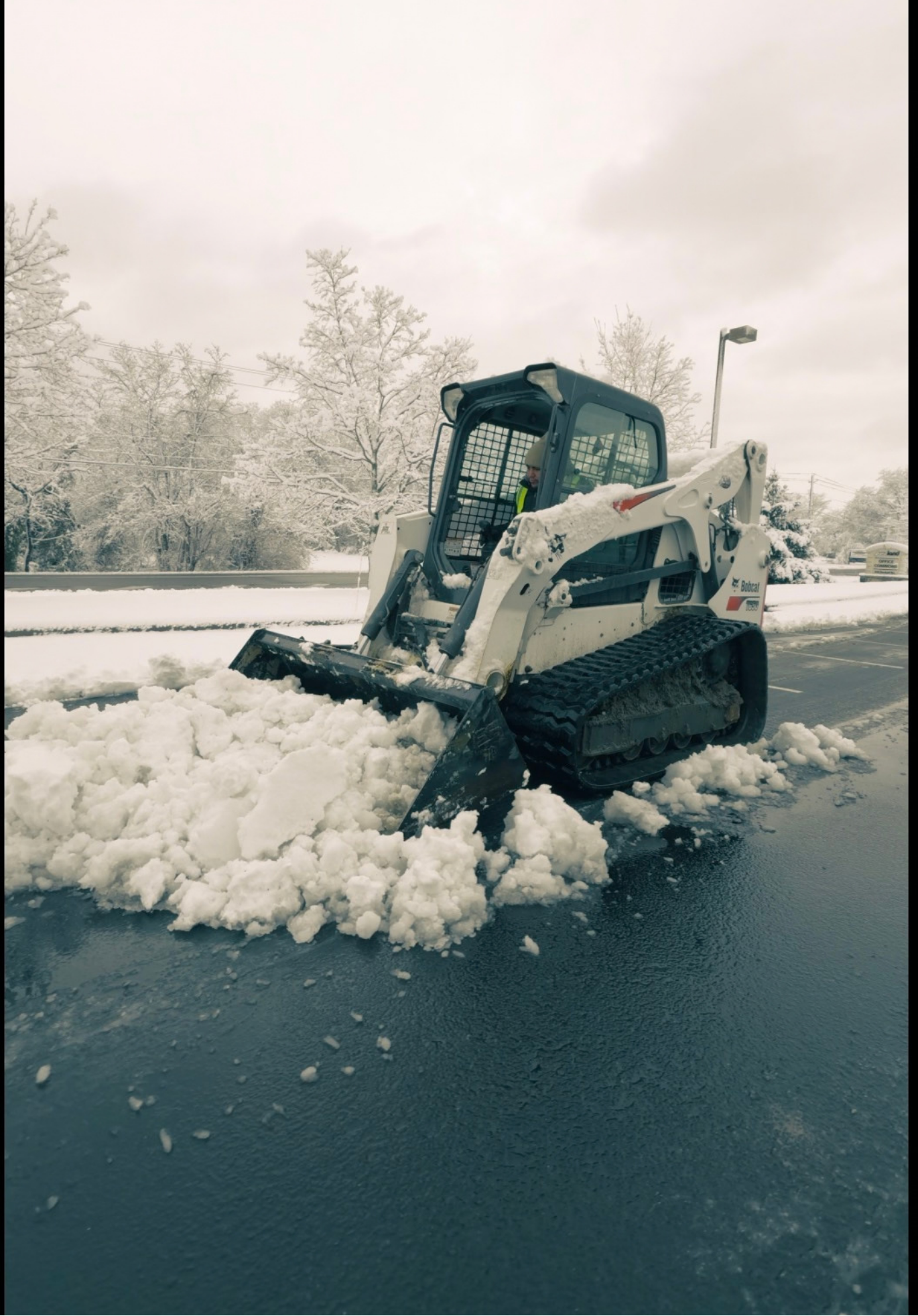 Parking Lot Snow Clearing